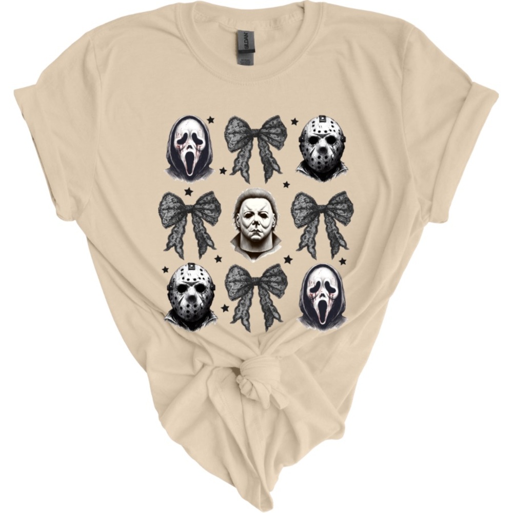 Coquette horror movie killers tee